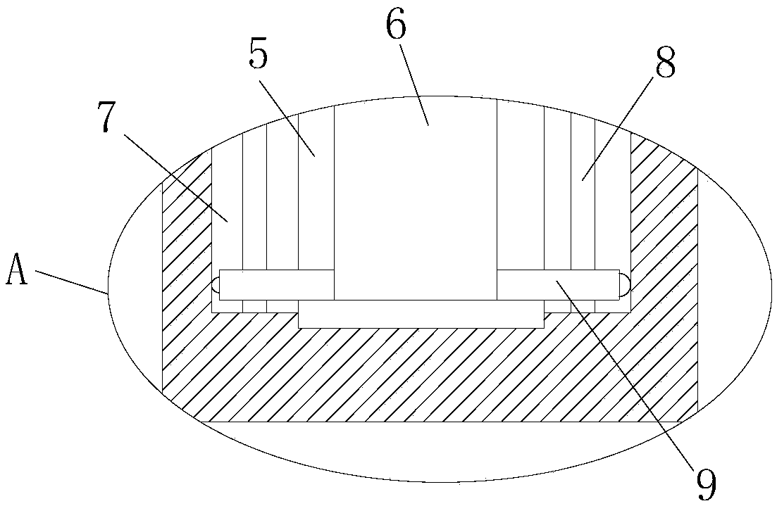 Mower with height adjusting device