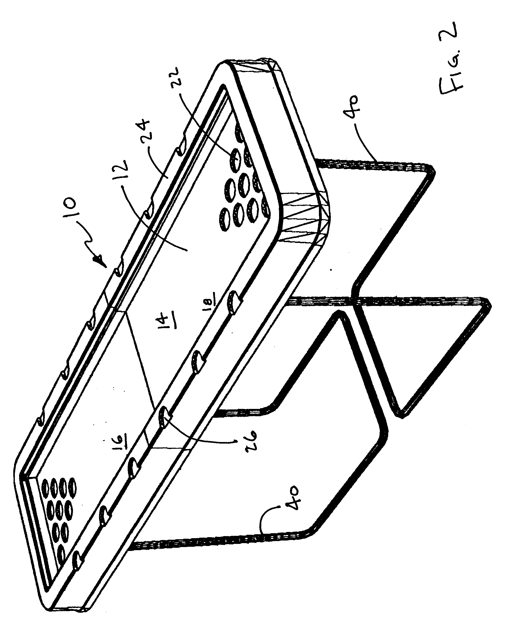 Portable game device and method of use