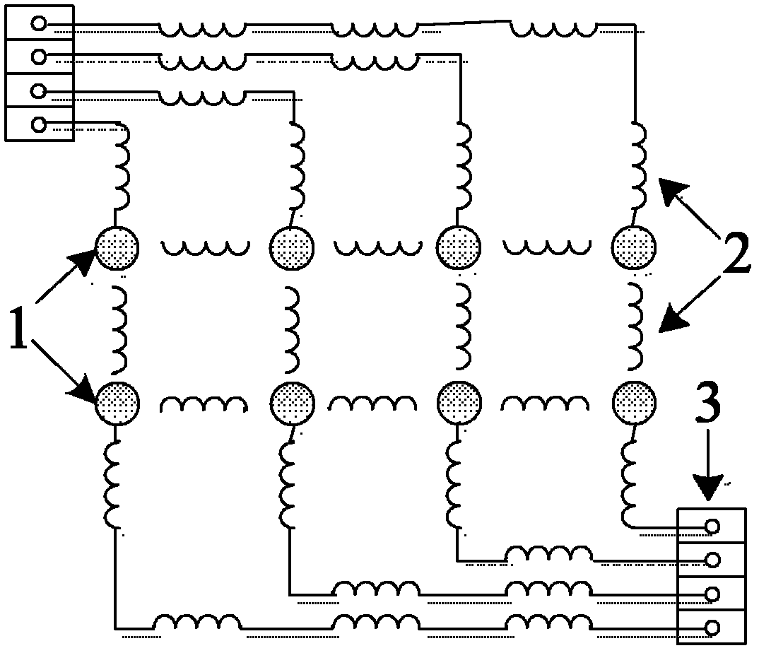 Microelectrode array with adjustable electrode point distance