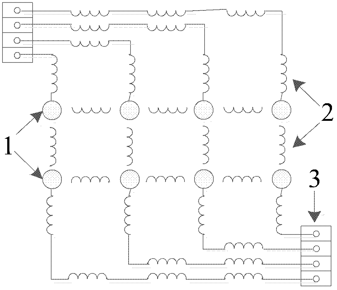 Microelectrode array with adjustable electrode point distance