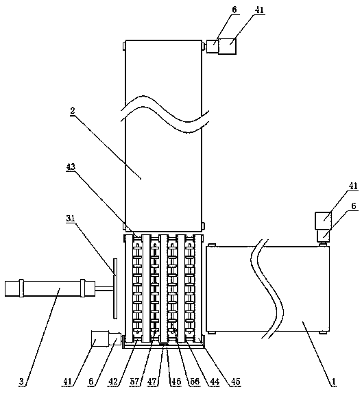 A quarter-turn conveying device and its working method