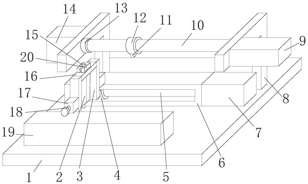 Novel workpiece positioning device of circular sawing machine and operation method thereof