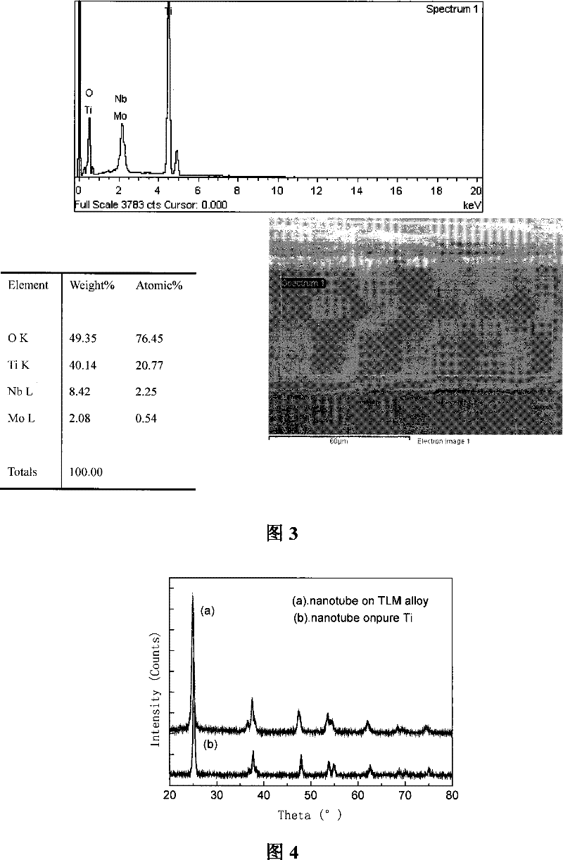 Coaxial double-pipe titanium dioxide nano-pipe array thin film and preparation method thereof