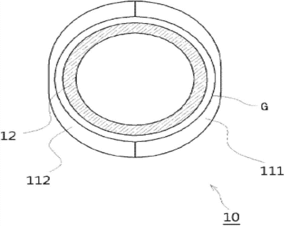 Pressure-resistant-container gas leakage detecting device for a vehicle to which a discharge tube casing is attached