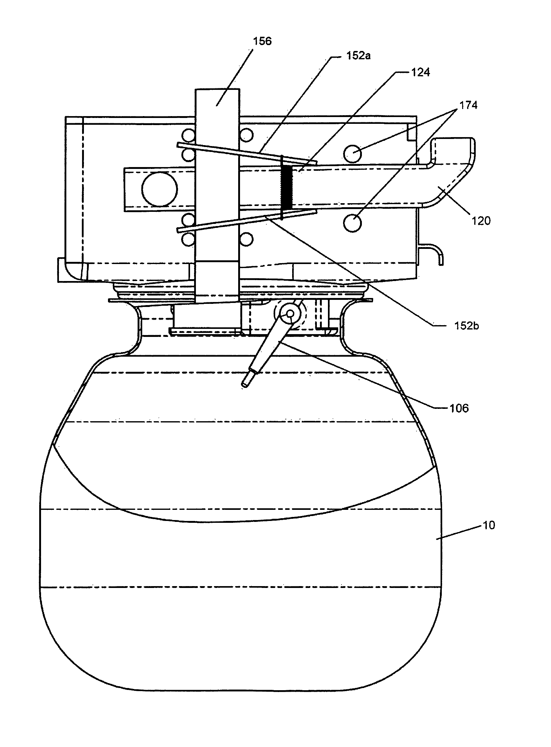 Sensor head and brew cup for a beverage brewing device