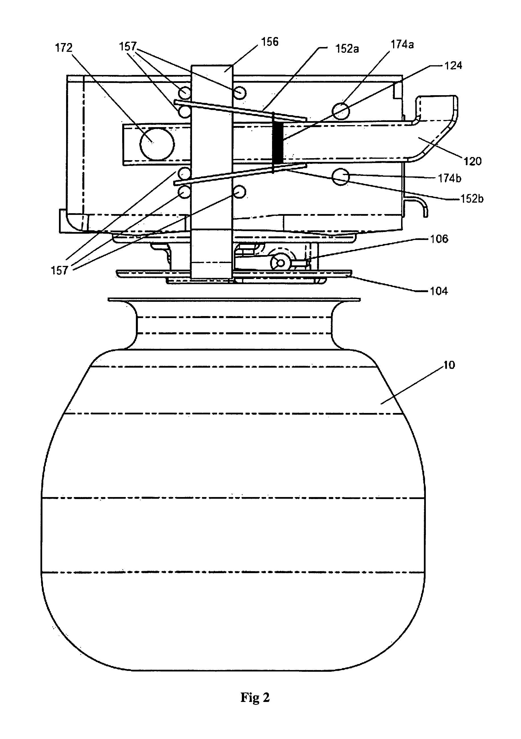 Sensor head and brew cup for a beverage brewing device