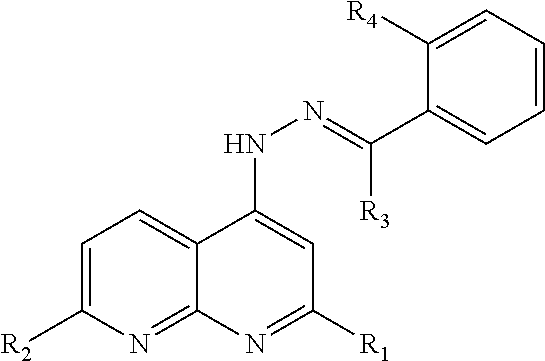 Naphthyridinyl hydrazine derivatives as potent peripheral analgesic agents