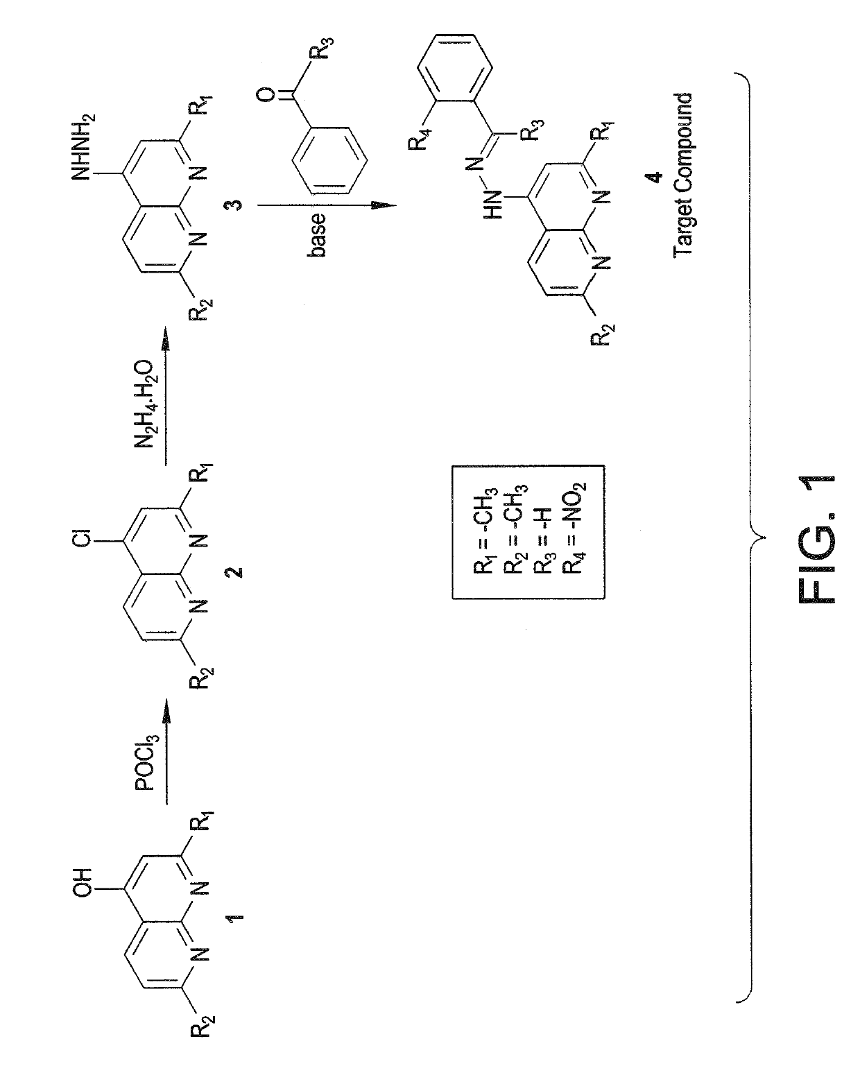 Naphthyridinyl hydrazine derivatives as potent peripheral analgesic agents