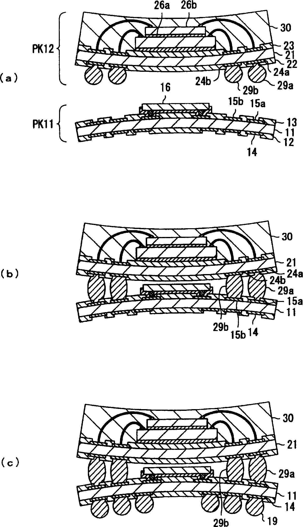 Semiconductor device and producing method, semiconductor package, electronic device and producing method, electronic instrment