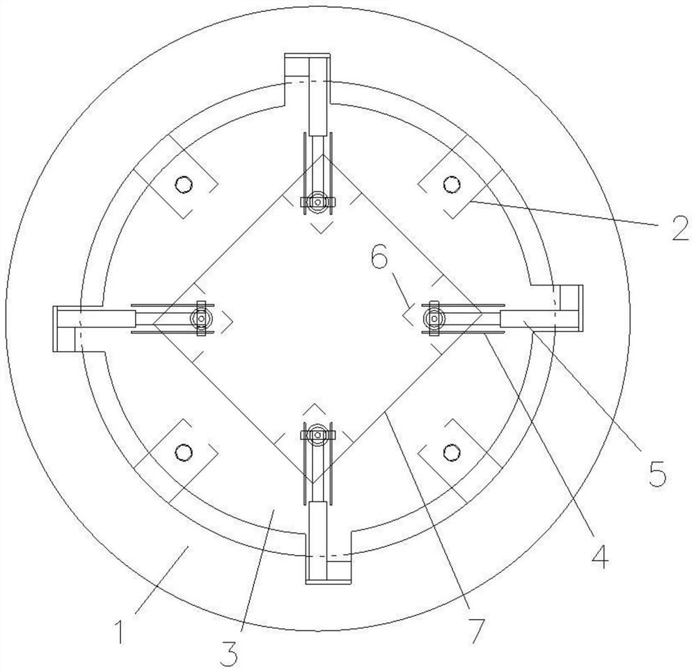 Windproof and anti-toppling mechanism of solar cell panel