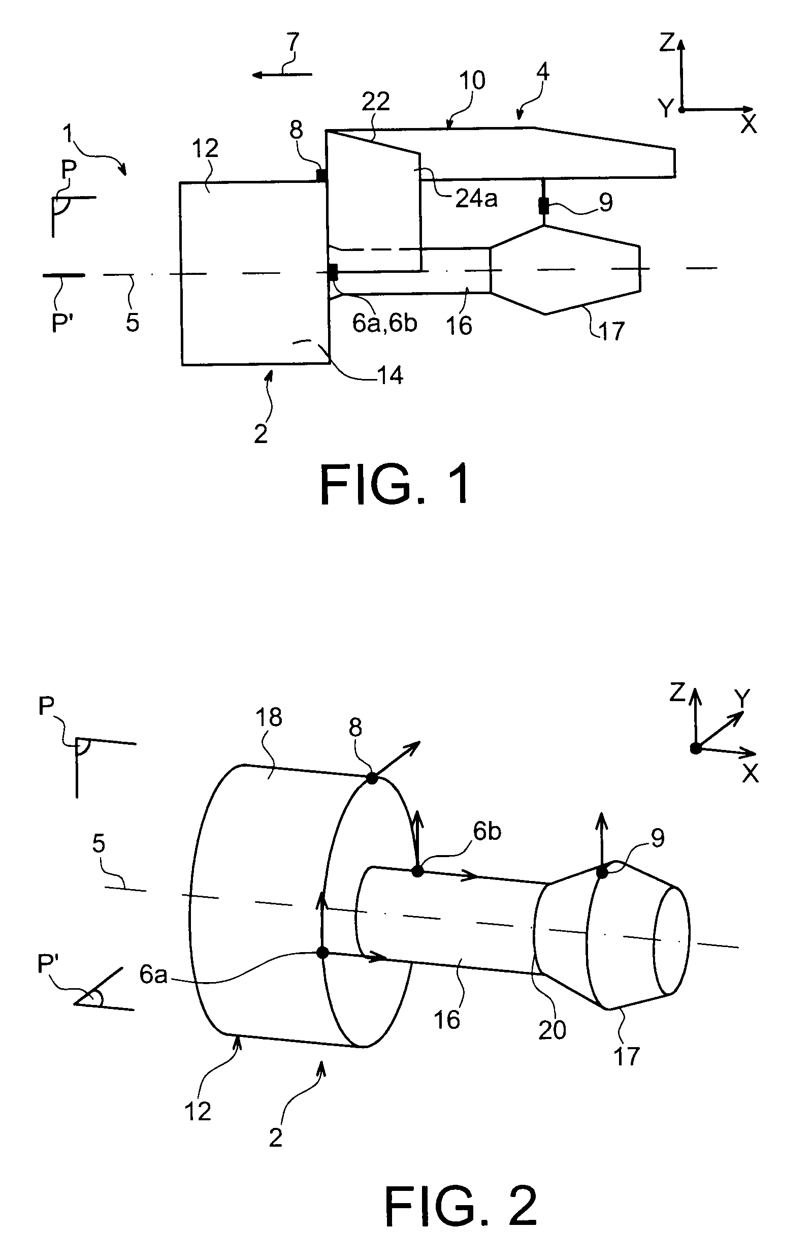 Turbojet engine mounting structure for aircraft