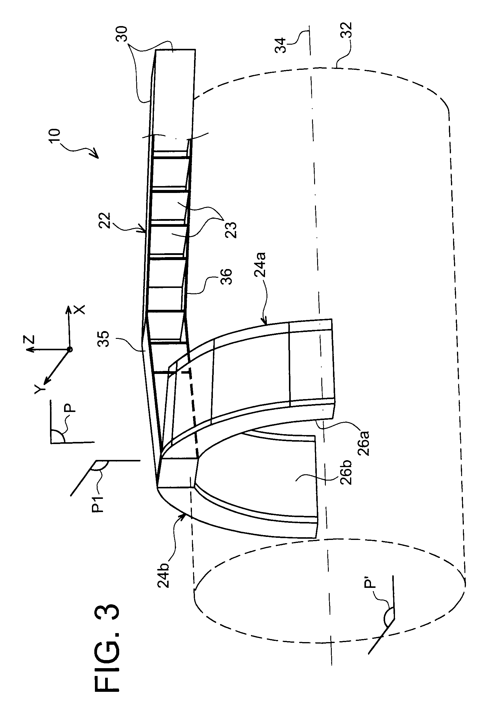 Turbojet engine mounting structure for aircraft