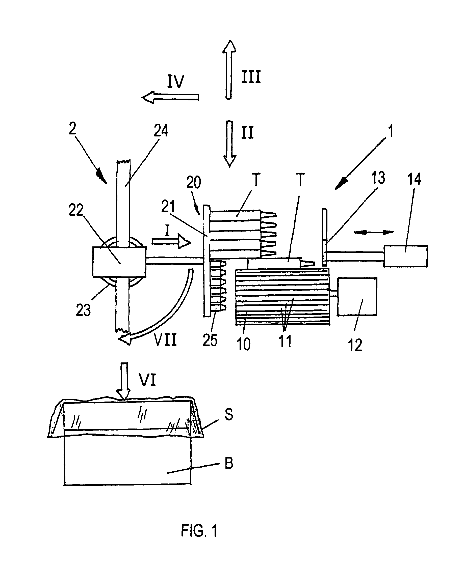 Method and device for packing tubes