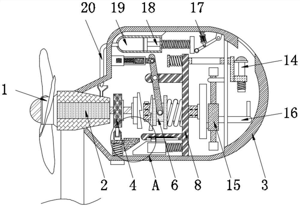 Automatic detection oil injection device for bearing in wind engine