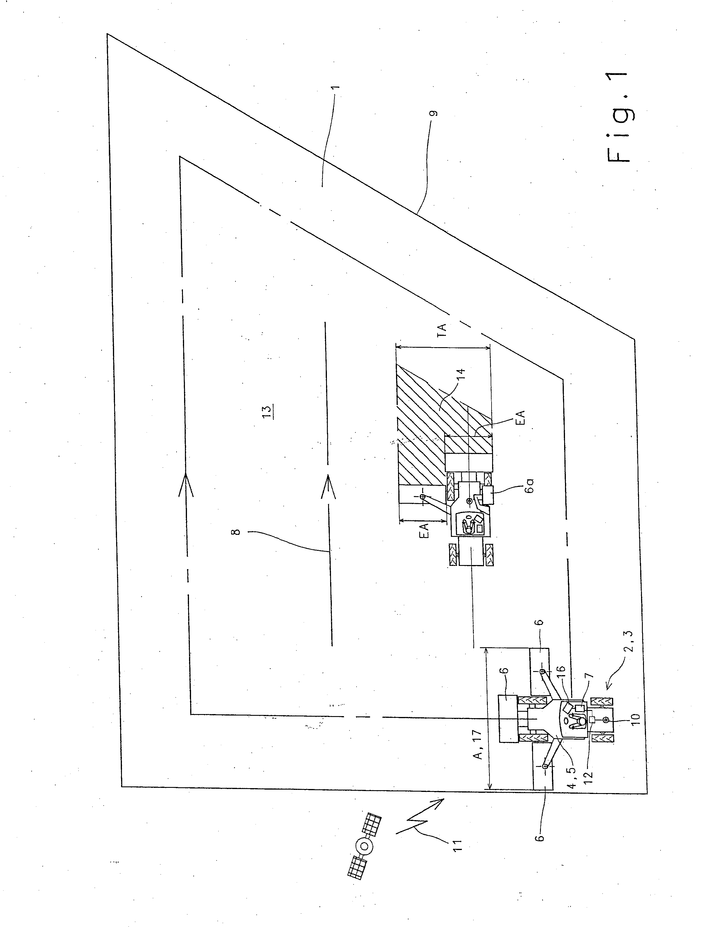 Method and device for controlling an agricultural working machine