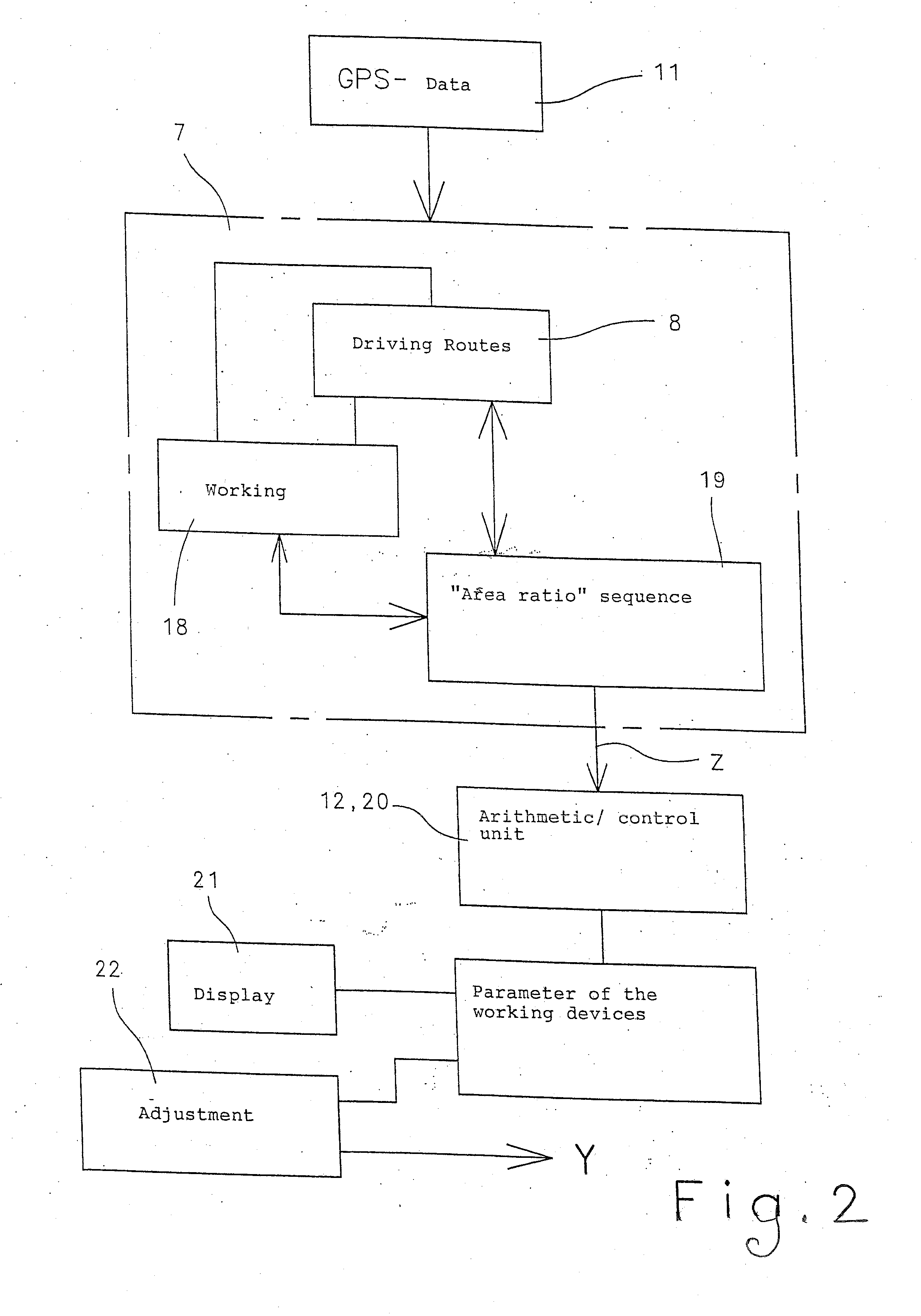 Method and device for controlling an agricultural working machine