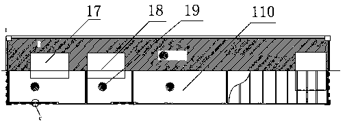 Integrally-moving high-voltage variable-frequency electric control device