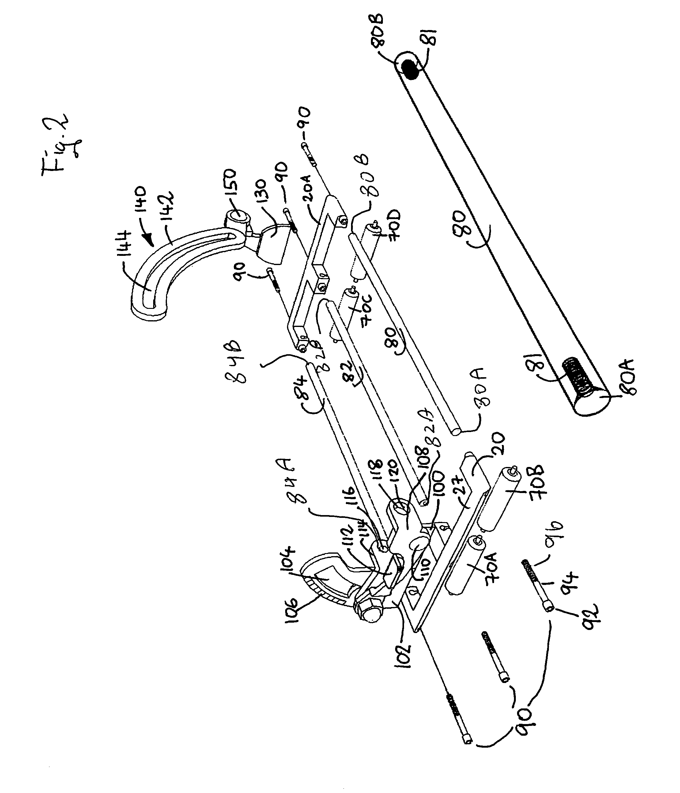 Rolling plate assembly attachment for portable power cutting tools