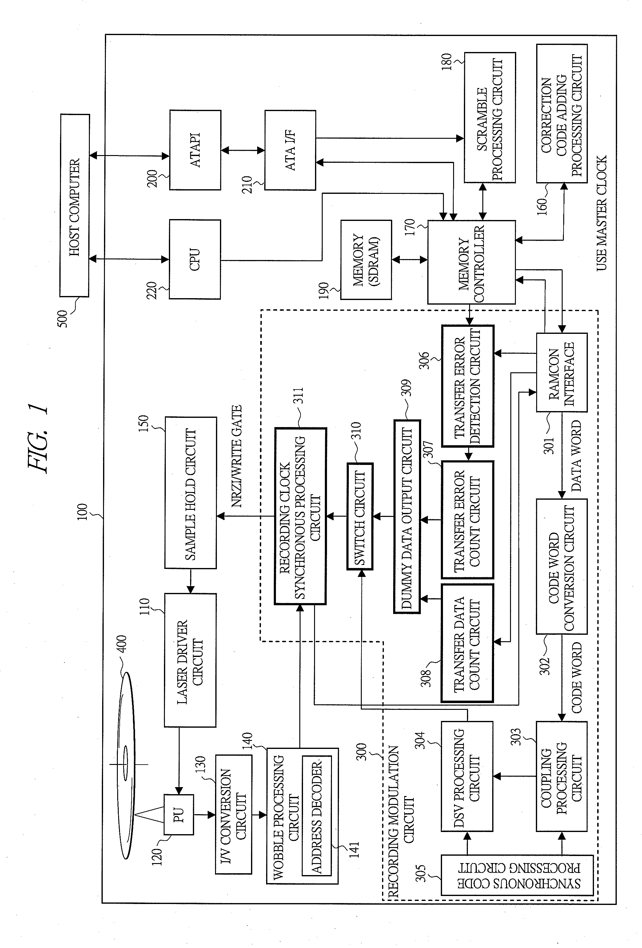 Recording modulation circuit, recording modulation method and optical disk apparatus