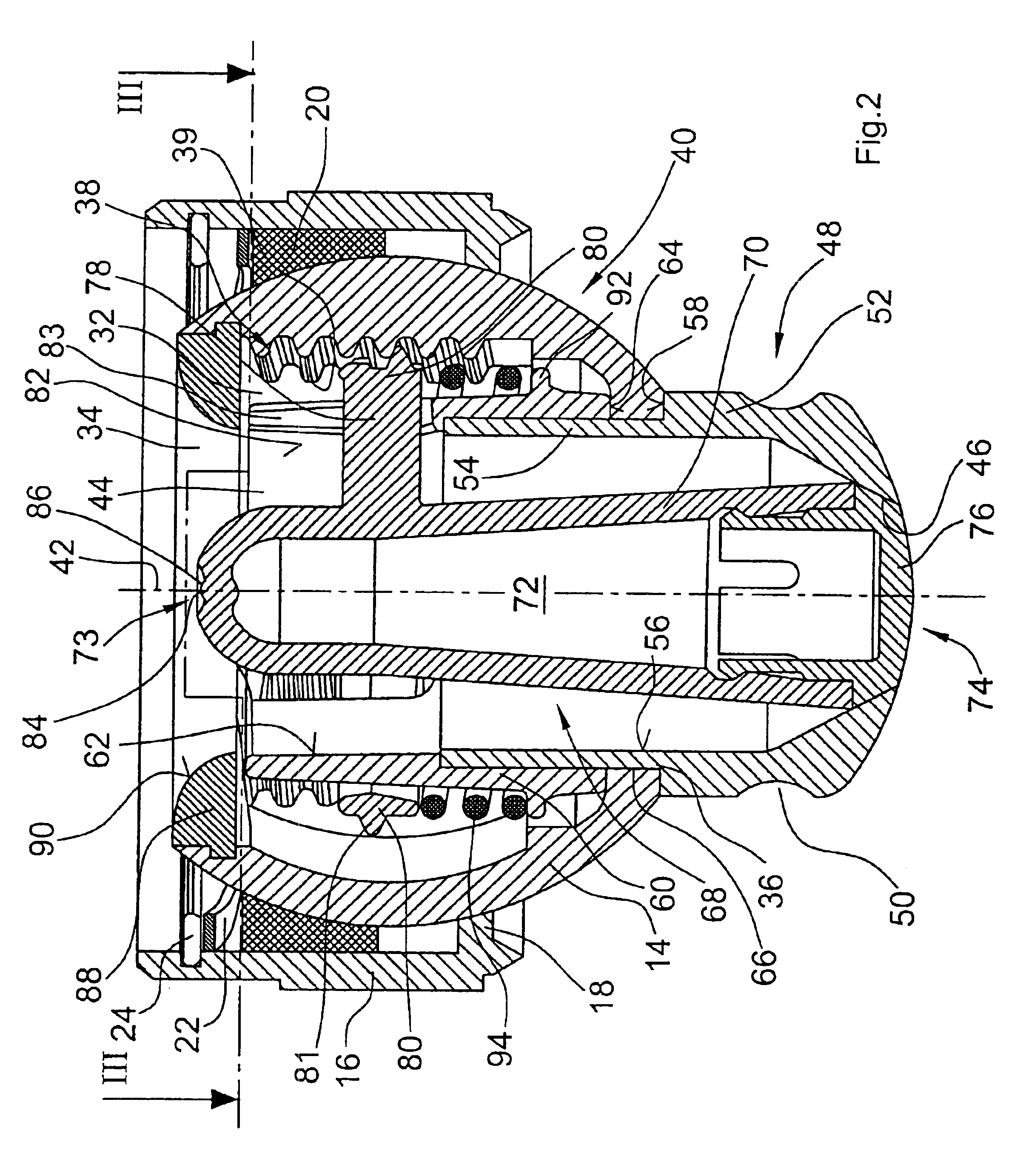 Air outlet device for a vehicle, especially for an airplane
