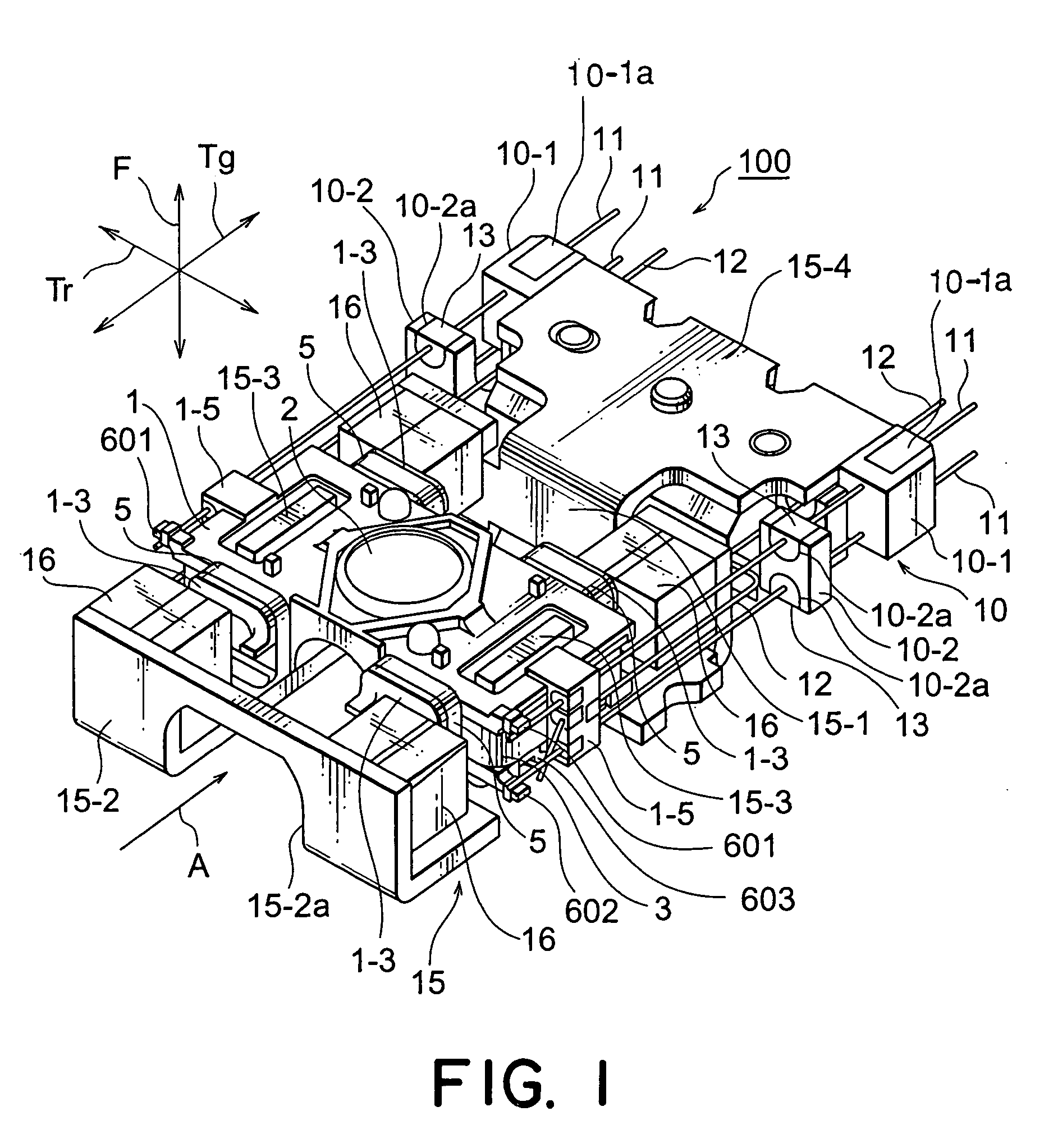 Objective lens holder for an objective lens driving device capable of thinning an optical pickup unit