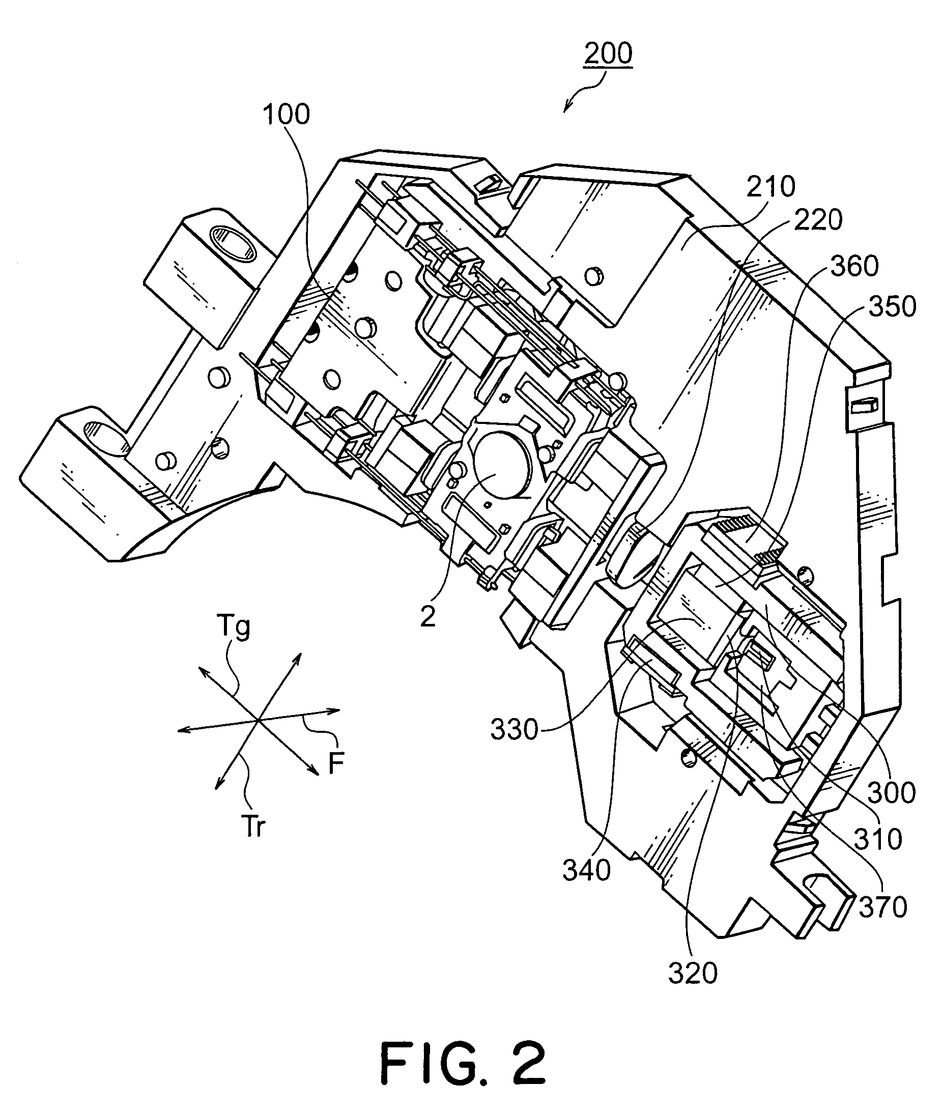 Objective lens holder for an objective lens driving device capable of thinning an optical pickup unit