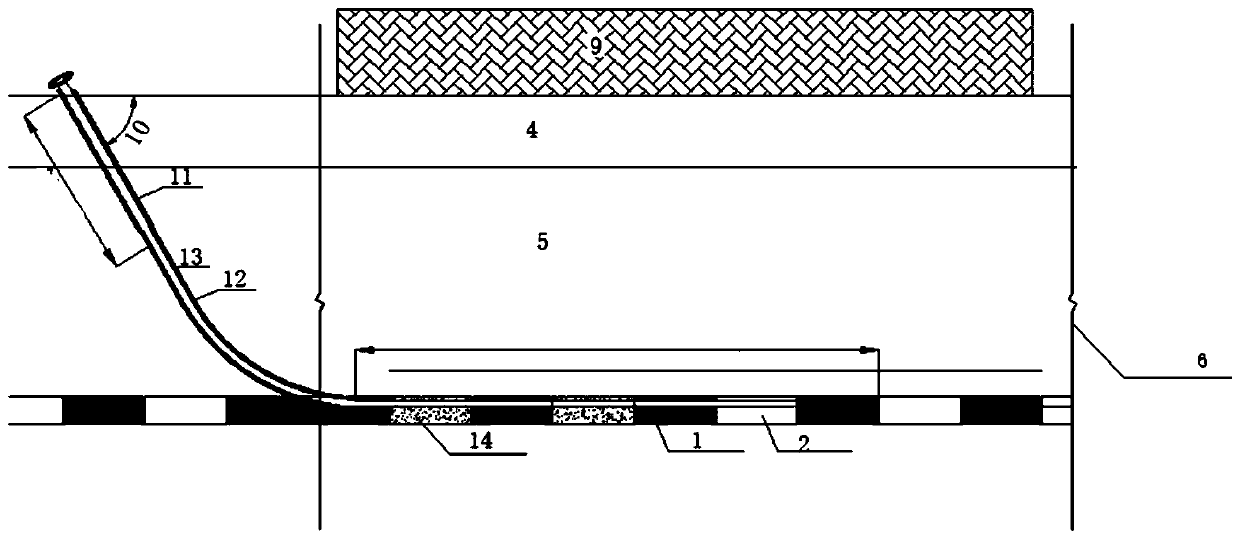 Small coal mine goaf grouting method based on directional drilling technology