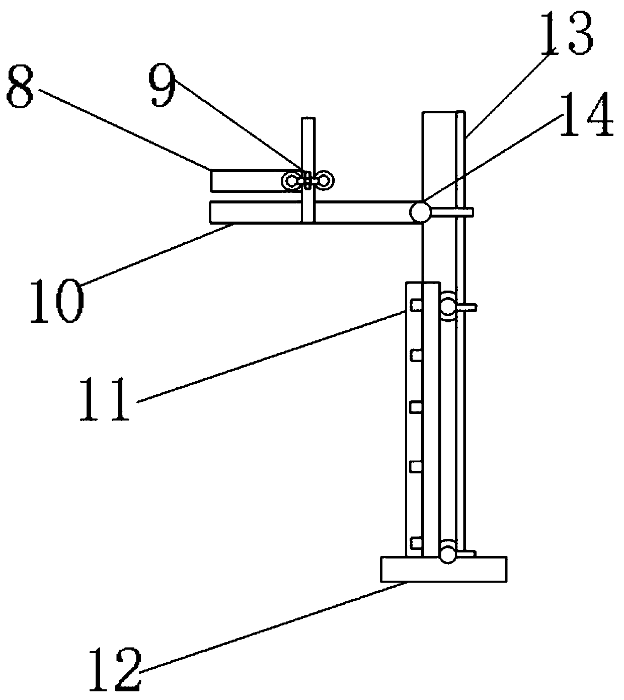 Mechanical detection device for filter material