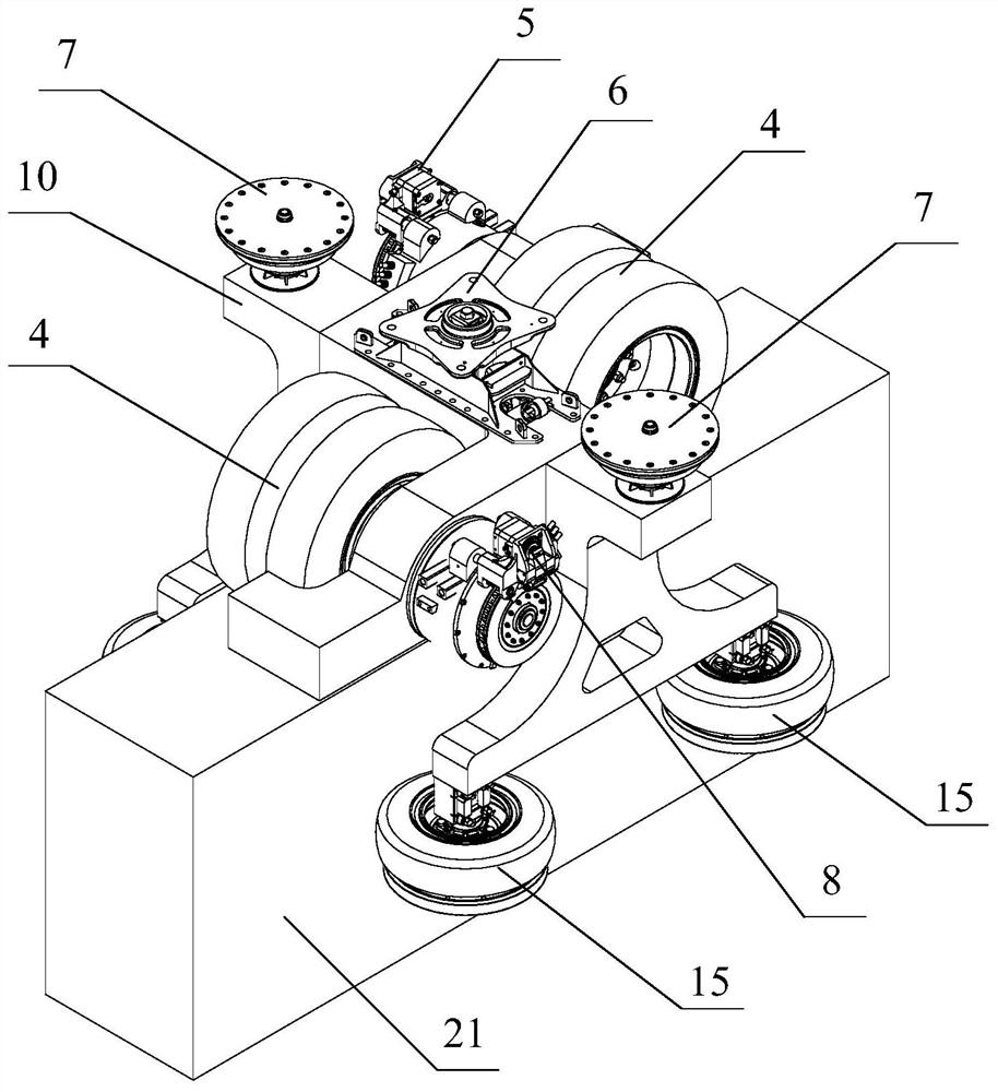 Straddle type monorail vehicle and wheel changing system - Eureka | Patsnap