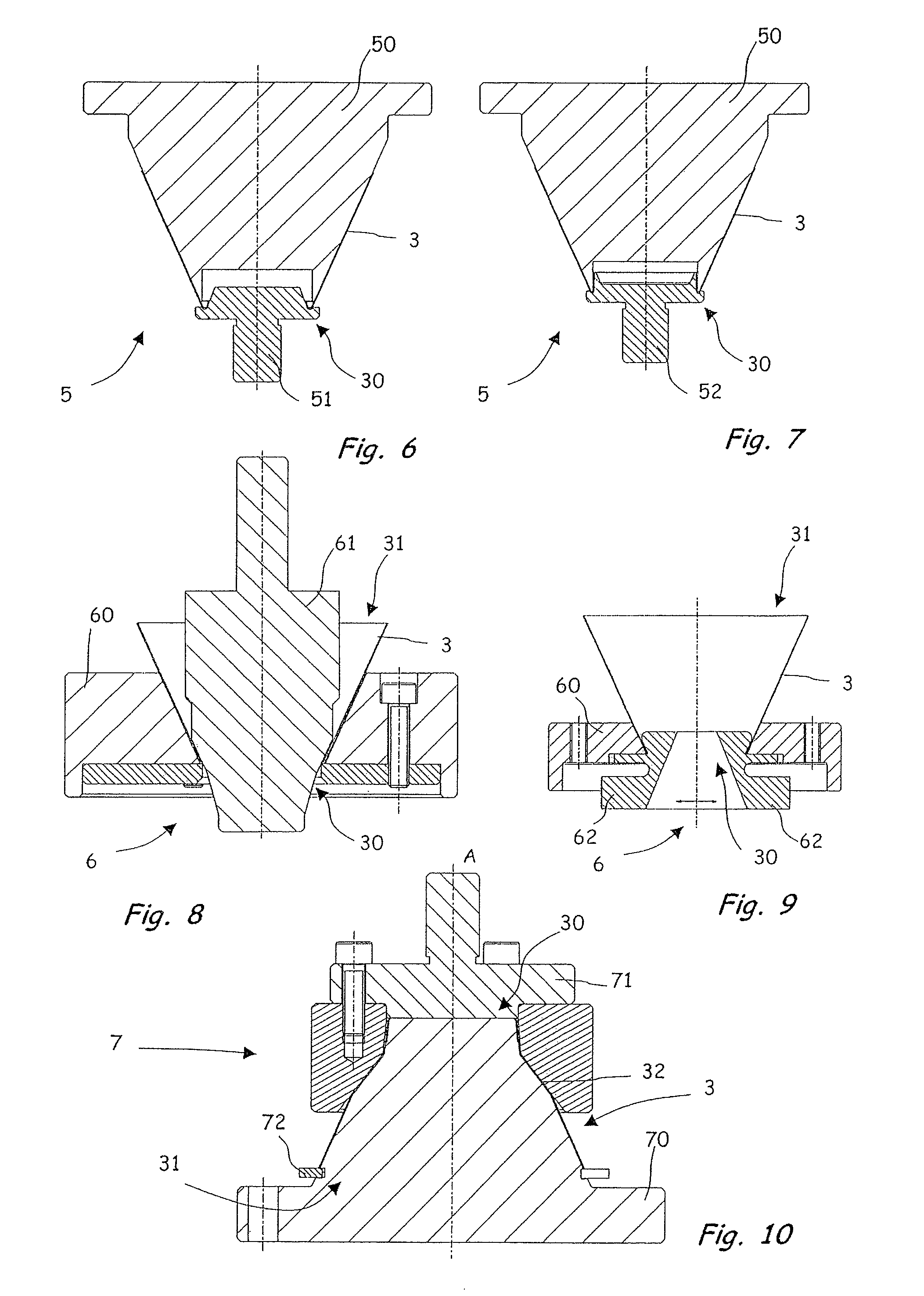 Method for fabricating a funnel