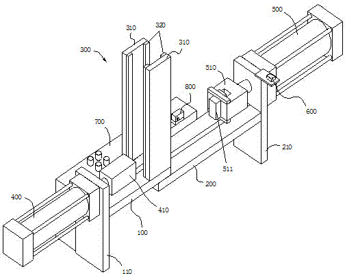 High-efficiency transformer core slice inserting machine