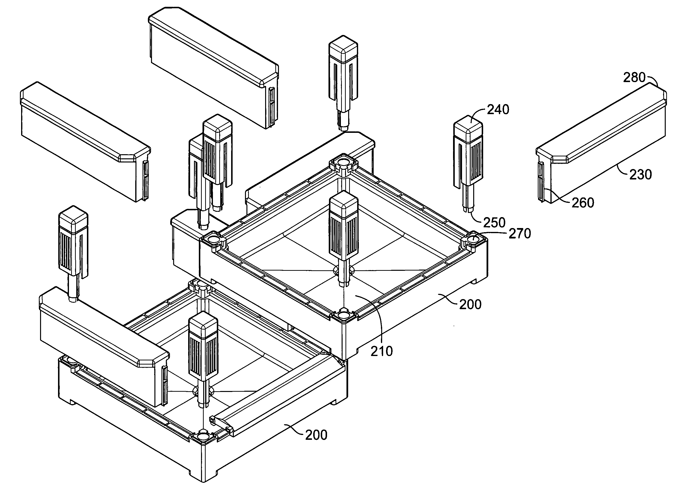 Modular roof, deck and patio apparatus, including modular panels with snap connection features