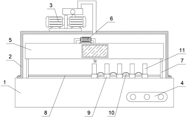 A lithium battery vacuum injection system