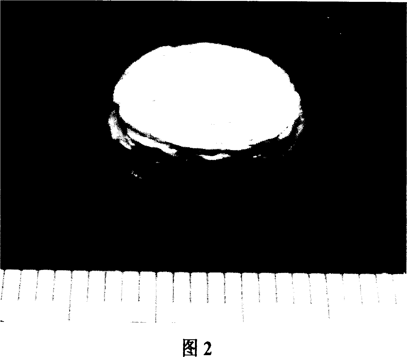 Process for preparing composite material of high magnesium aluminium alloy-expanding ore