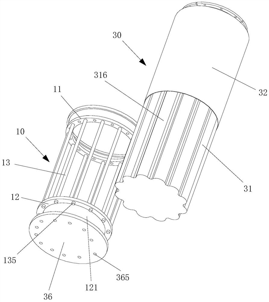 An automotive cable winding and packaging device