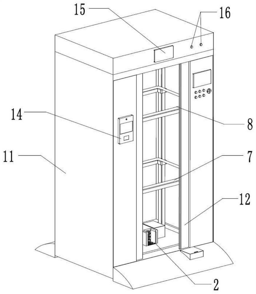 Temperature detection kiosk with disinfection function and using method