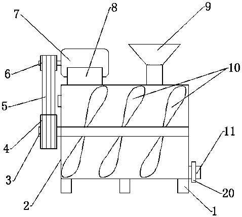 Environment-friendly cement foaming material processing device and method
