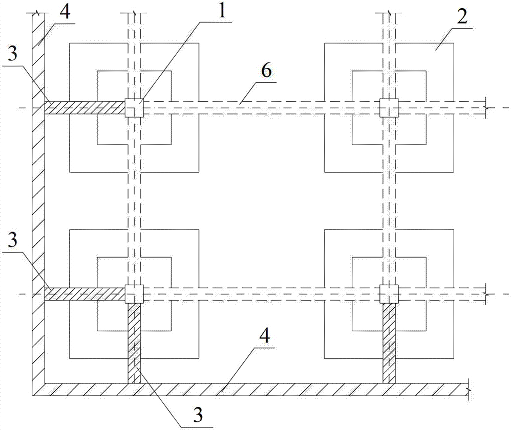 Strengthening method for reinforced concrete frame structure