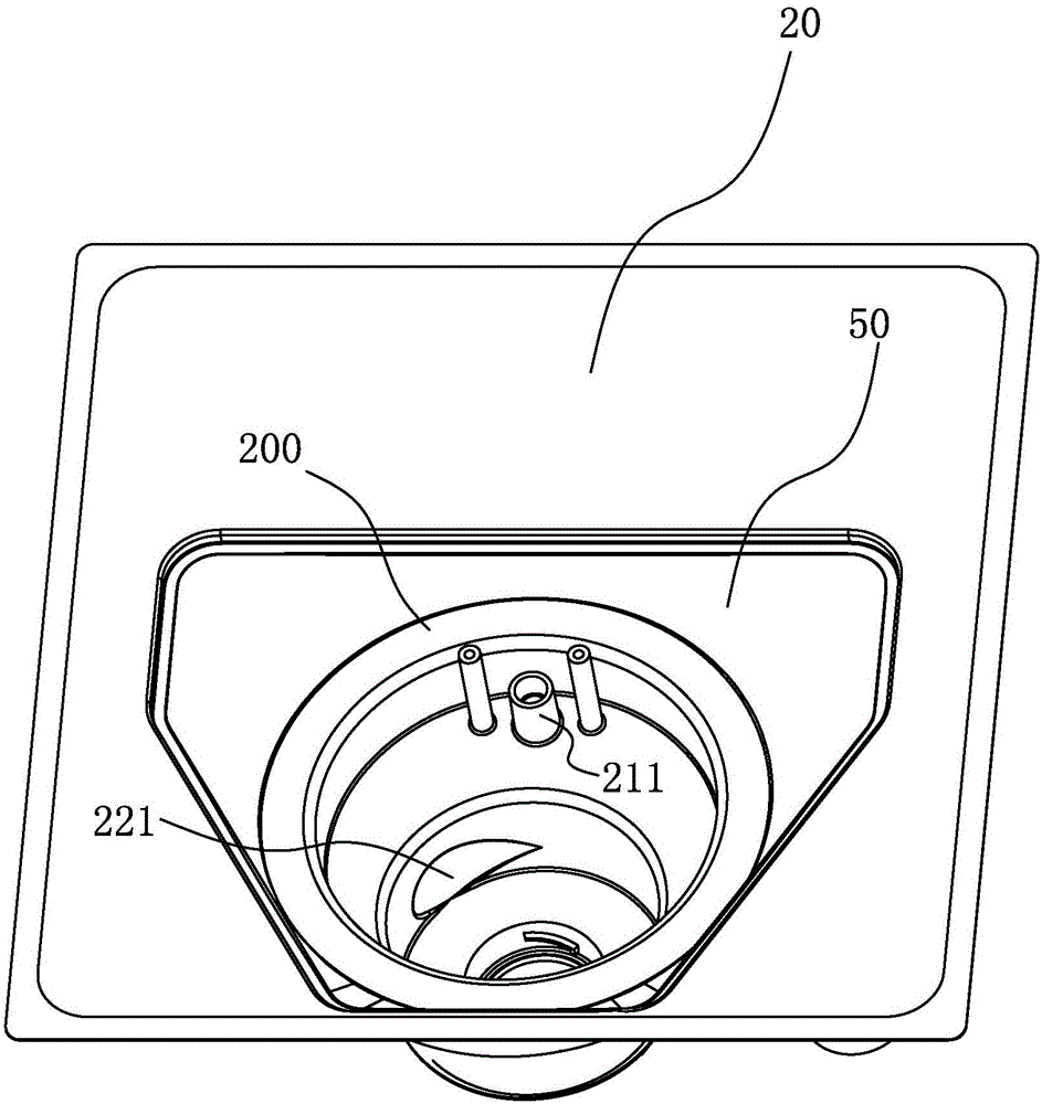 Large-capacity commercial purification sink