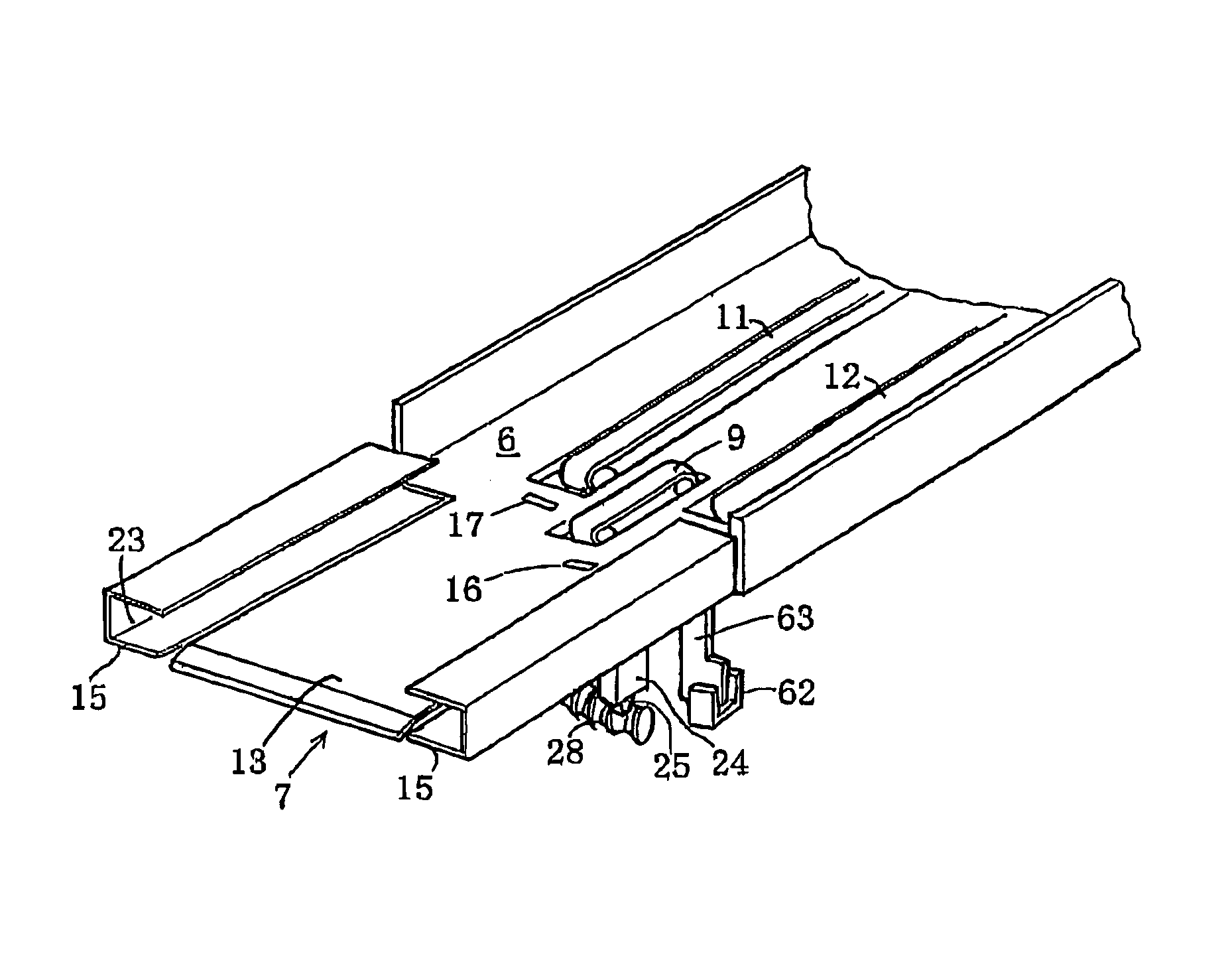 Bill validator with centering device