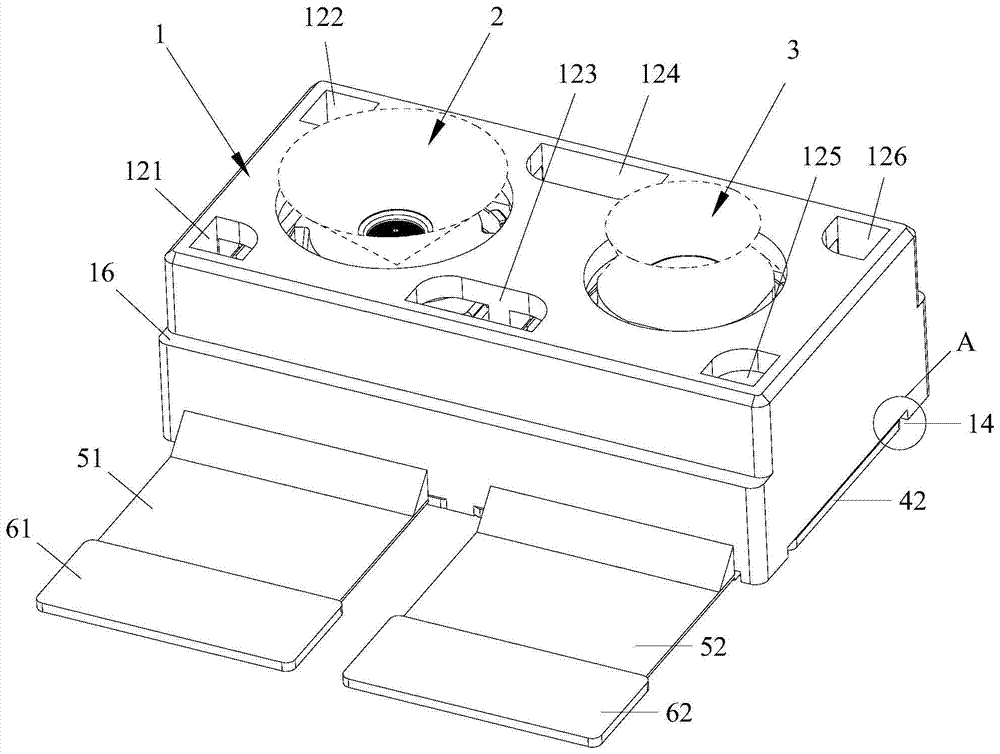 Dual camera device and its terminal equipment