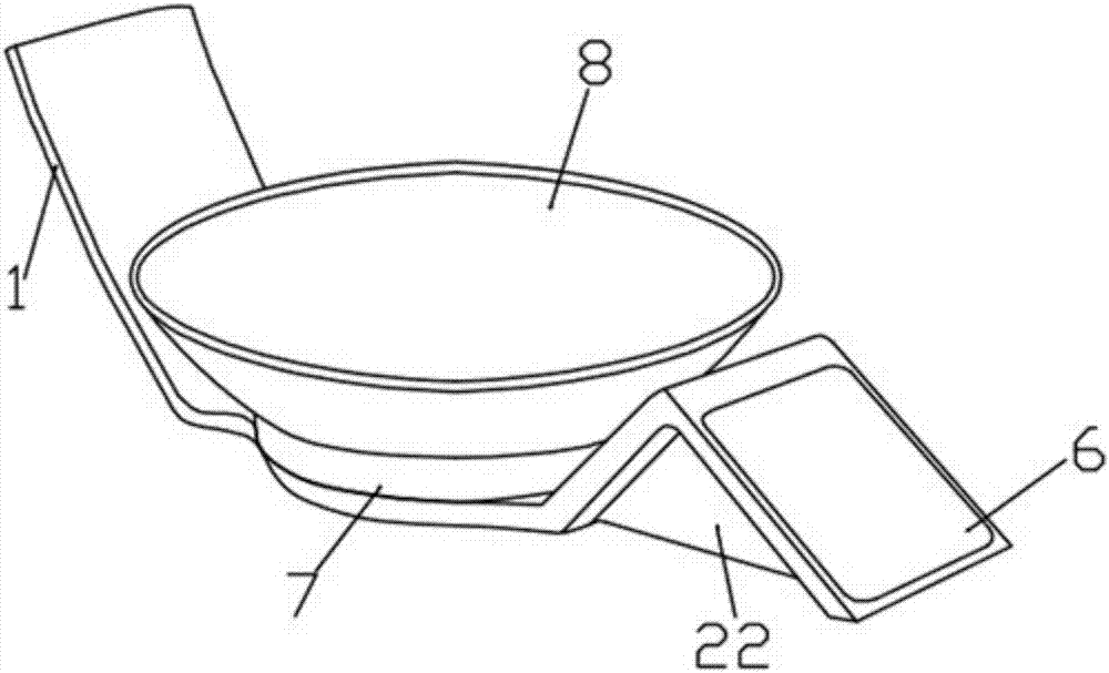 Electric heating wok with automatic vegetable cutting device
