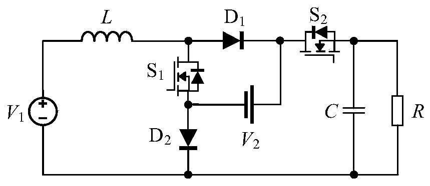 Three-port direct-current converters and control method and circuit thereof