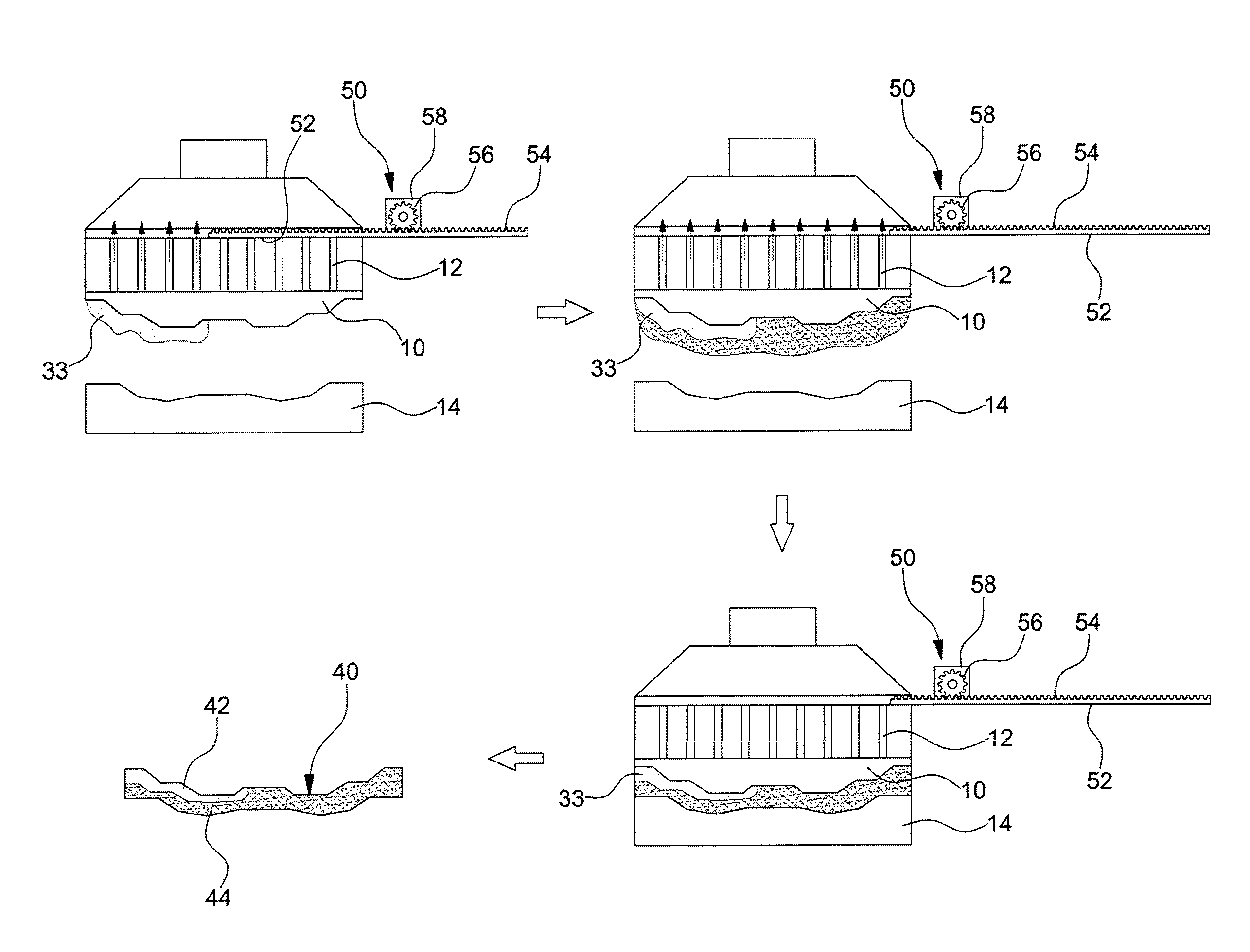 Apparatus and method for manufacturing multilayer felt