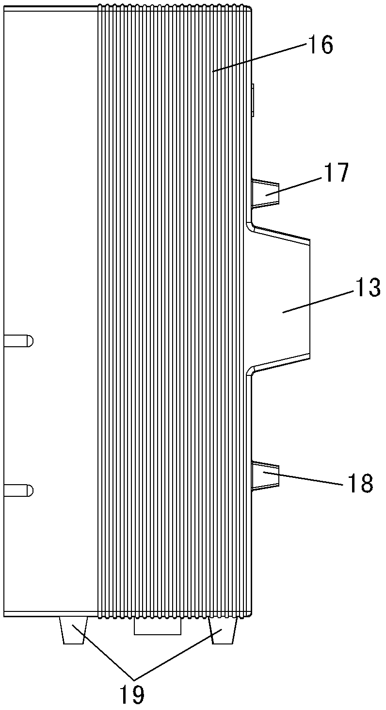 Isolated insulation cover and isolating switch device
