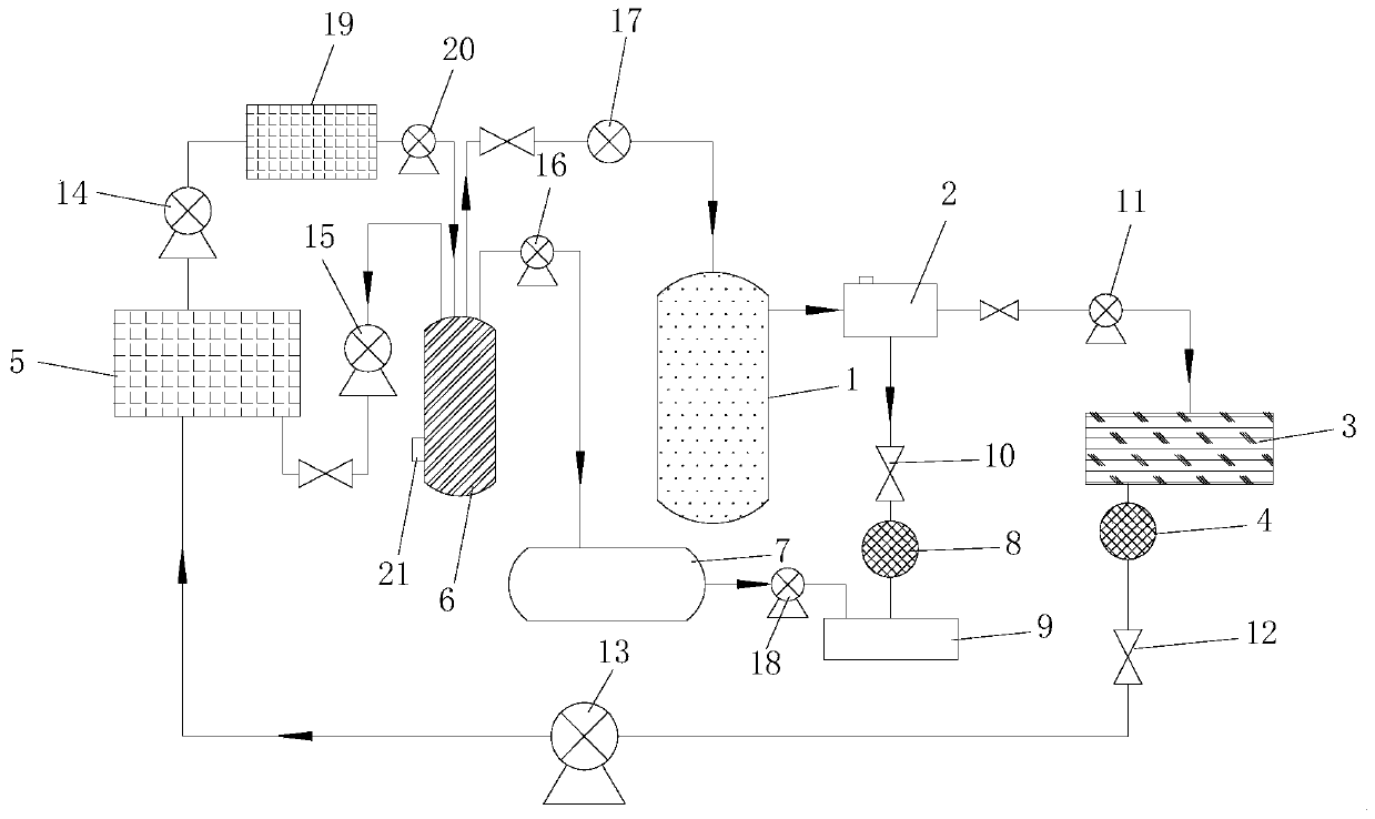 Refrigerating cycle system and refrigerating method