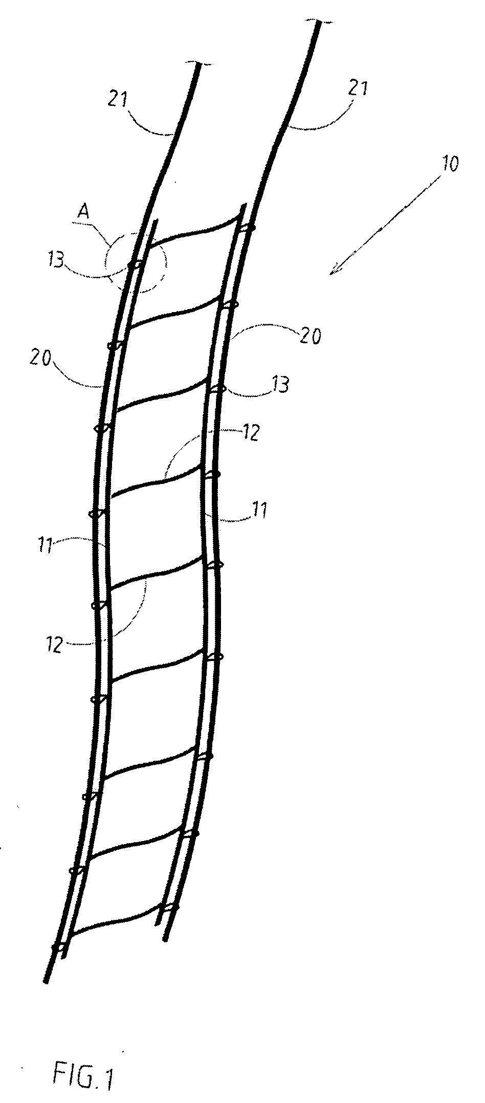 Grid strip component for shutters with pull cord