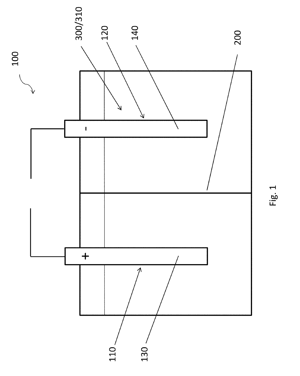 Battery system and a method of forming a battery