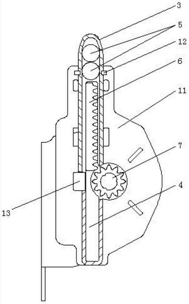 Safety belt retractor with pre-tightening device
