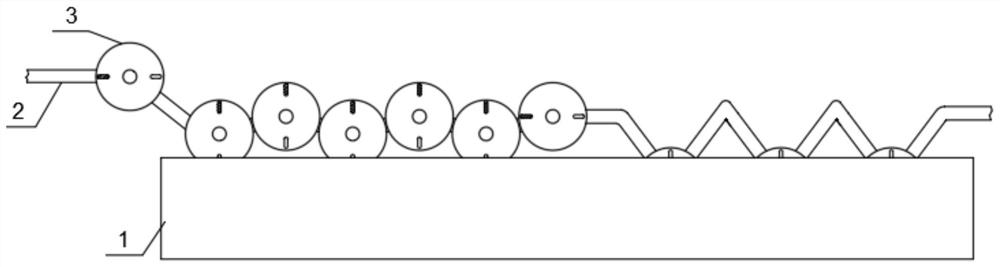 Glazing line and method for heat-resistant ceramics